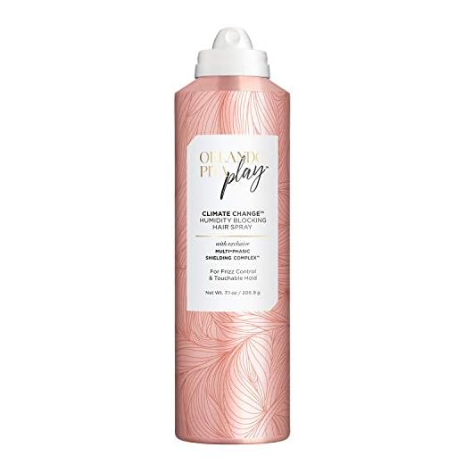 ORLANDO PITA PLAY Climate Change Humidity Blocking Hair Spray, Weightless Invisible Weather Shield that Provides Frizz Control & Buildable, Touchable Hold, 7.1 oz