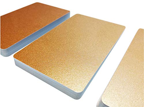 500 Premium Plastikkarten/PVC Karten Bronze, 5-500 Stück, Rohlinge, blanko, Kartendrucker, NEU! (500)