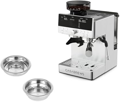CASABREWS MARENZA Espresso Coffee Machine with 58mm Dual Wall Filter Baskets