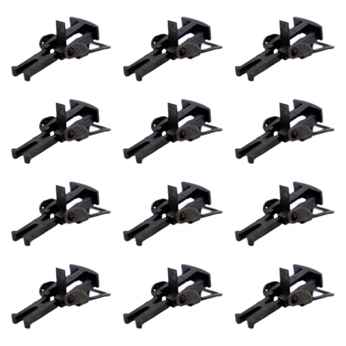 DYNWAVE 12Pcs HO Scale Trains Coupler Model Railway Accessories Hobby Train Accessory Trains Hook Sturdy for 1/87 Scale DIY Modified