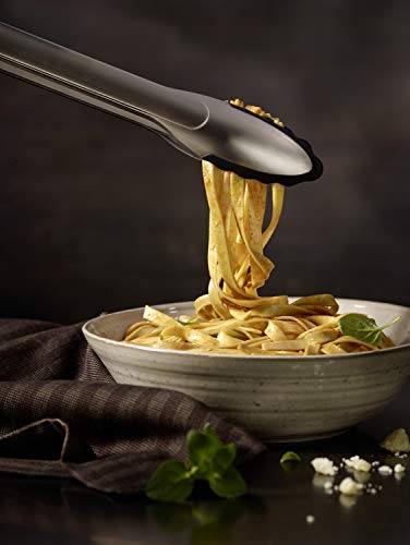 Rösle Pinzas Gourmet de Silicona, de Cocina de Calidad con Borde de Silicona y Sistema de Cierre Patentado para Asar, Cocinar y Servir, 23 cm, Acero Inoxidable 18/10, Aptas para el Lavavajillas - imagen 4
