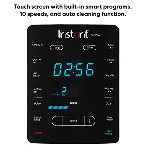 Instant Ace Plus Cooking Blender, Hot and Cold, 10 One Touch Programs,56 oz, 1300W