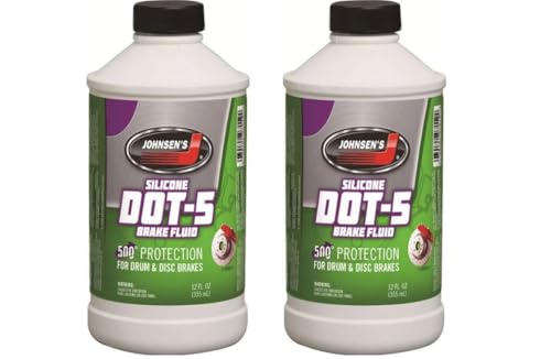 7012-6 Silicone DOT-5 Brake Fluid – 12 oz High-Performance...