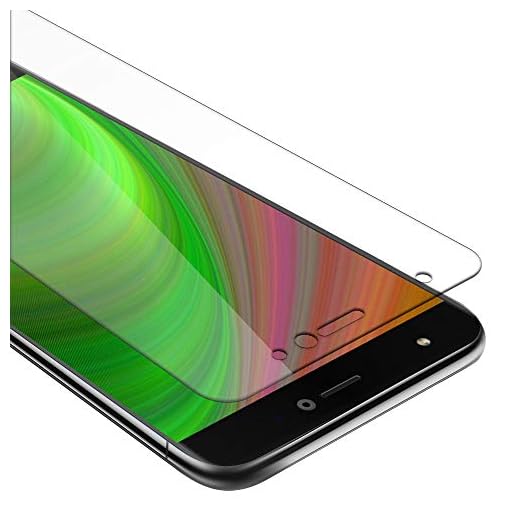Cadorabo Película Protectora para BQ Aquaris X Pro en Transparencia ELEVADA - Vidrio Templado (Tempered) Cristal Antibalas Compatible 3D con Dureza 9H