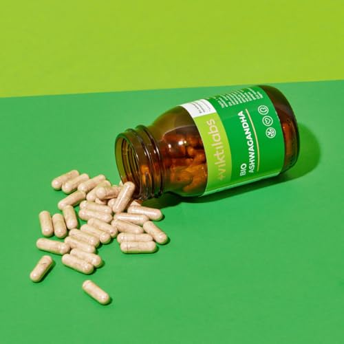 Bio Ashwagandha Kapseln - 500 mg Bio Ashwagandha-Extrakt - Premium Qualität – Ansicht 2