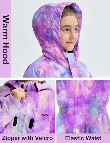 Image of GEMYSE Kids One Pieces Ski Suits Jumpsuits Boys Girls' Winter Outdoor Snowboarding Waterproof Snowsuits