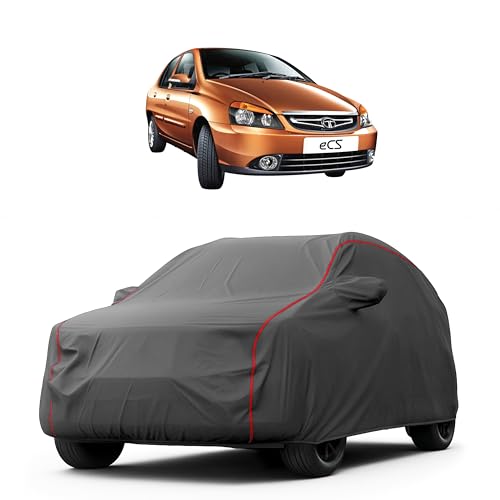 Image of Heavy-Duty Car Cover for Compatible with Tata Indigo CS (2011 to 2025 All Models) Deluxe Car Protection Cover - Waterproof & UV-Resistant All-Season Exterior Protection