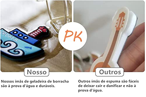 BCXAXA 26PCS Transporta Ímãs de Geladeira de Borracha para Crianças Pequenas - Avião, Barco, Veículo