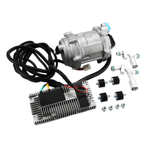 ZFQPTO 12V Universal Electric AC Compressor