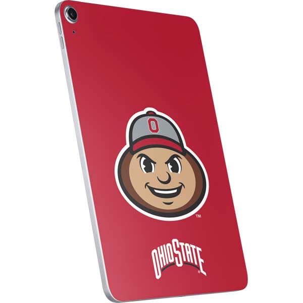 Skinit Decal Tablet Skin Compatible with iPad 11th Gen (2025) - Officially Licensed Ohio State University OSUBuckeyes Light Grey Design