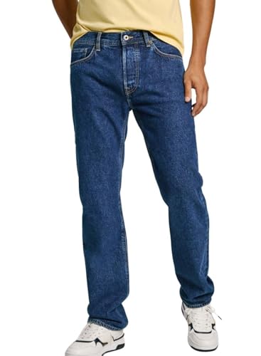 Descubre los chollos de Pepe Jeans! Loose Jeans Pm207704, Azul (Denim-hw5), 30W/34L para Hombre - ¡Fabricado con materiales reciclados y sostenibles!