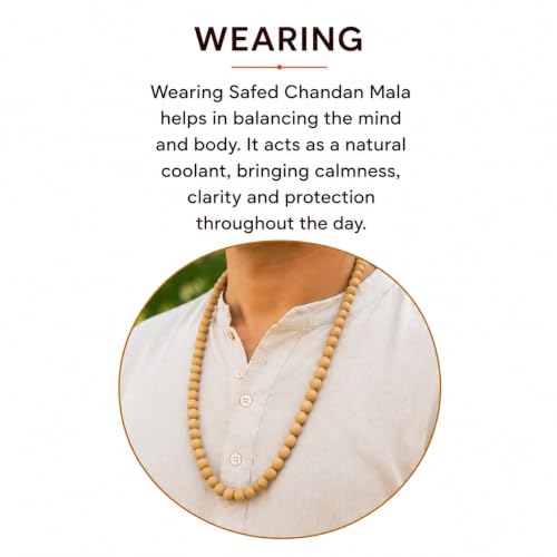 Image of Japa Mala 108 Beads | 108 Mala for Jaap | Sandalwood Mala | Chandan Mala | Jap Mala 108 Beads Mala for Chanting| Japamala 108 Beads Original |