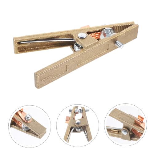 Pince de terre de soudage cuivre robuste pour soudure stable et fixations de masse