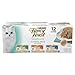 Purina Fancy Feast Grain Free Pate Wet Cat Food Variety Pack; Seafood Classic Pate Collection - (2 Packs of 12) 3 oz. Cans