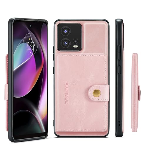 Coque Motorola Edge 30 Fusion portefeuille magnétique anti-chute amovible
