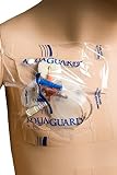 TIDI AquaGuard Sheet – 5” x 5” – Shower Protection Sheet – Self-Adhesive Moisture Barrier – Made Without Latex – Wound Cover for Showering – 7 Sheets Per Package – Home Medical Supplies (50005-PKG)