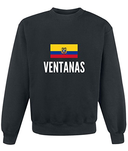 Felpa Ventanas city Black