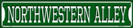 Smart Blonde Northwestern Alley Metal Novelty Street Sign ST-535