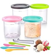 Hejo Ninja Creami Deluxe Pints için 4 adet kap, NC300EU NC301EU