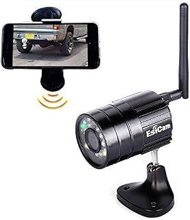 EsiCam Battery Backup Camera Wireless for Smart Phone Versatile Used for RV Travel