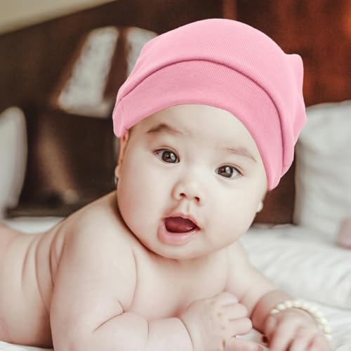 Happyyami 5 Sets Baby Mittens: Newborn Baby Hat Gloves Socks Set - Infant Essentials With Anti-Scratch Design - Easy Wear For Daily Use And Sleep3