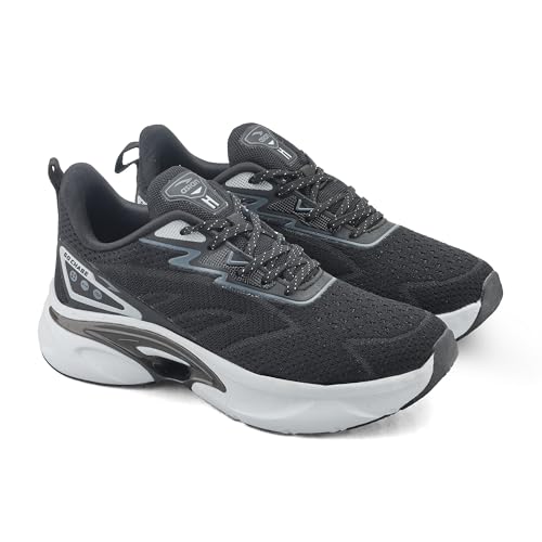 Image of ASIAN Powerplay-44 Running Shoes for Men | Lightweight Breathable Mesh Sports Sneakers with Cushioned Midsole, Strong Grip Sole | Gym, Walking & Training Shoes