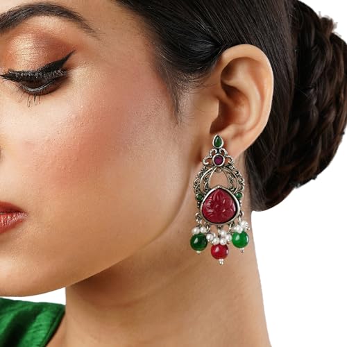 Chandbali Ethnic Earrings - Trendy Design