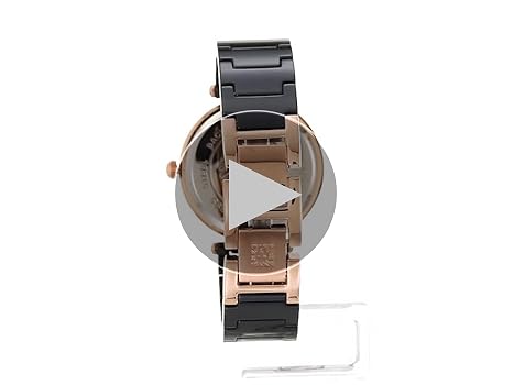 Amazon.com: Anne Klein Women's AK/1018RGBK Diamond Dial Rose