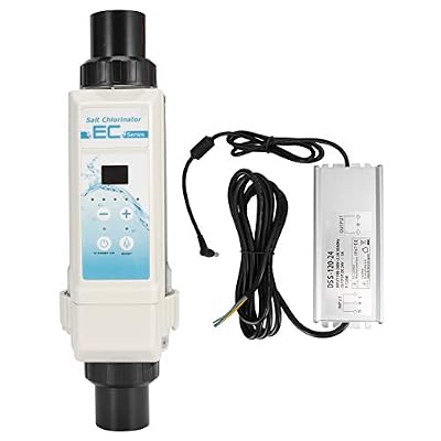 HONG111 Salt Chlorine Generator, EC20 20G/H SPA Chlorine Generator Electrolyzer Swimming Pool Salt Chlorination System for Pools, Spa Pools, Defult, default
