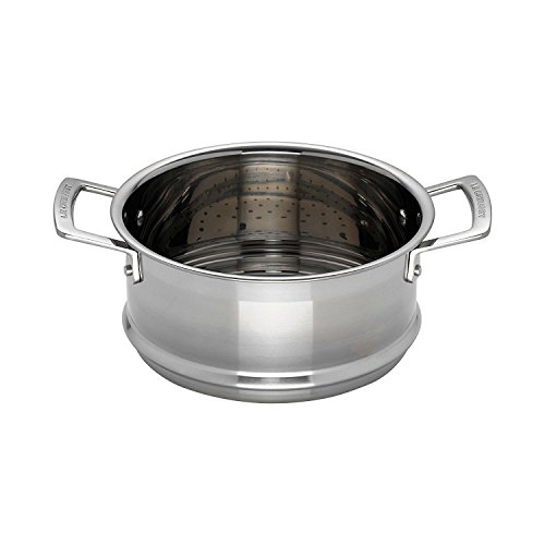Le Creuset 3-Ply Stainless Steel Saucepan Set of 5 Pieces and 3-Ply Stainless Steel Steamer - Silver - Image 3