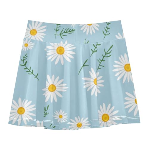 Skirt for Girls with Shorts Flowy Running Skirt for Little Girl Kids Pleated Skirt with Pockets2