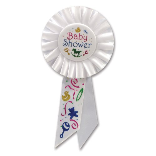 Rosette pour fête prénatale Beistle 88.9x155.7 cm - 2