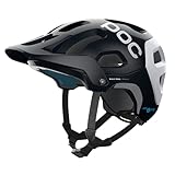 POC, Tectal Race Spin, Helmet for Mountain Biking, Uranium Black/Hydrogen White, Medium/Large