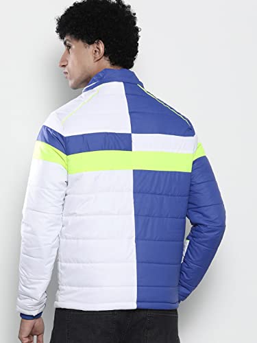 Image of The Indian Garage Co Men Slim Fit Solid Puffer Jackets