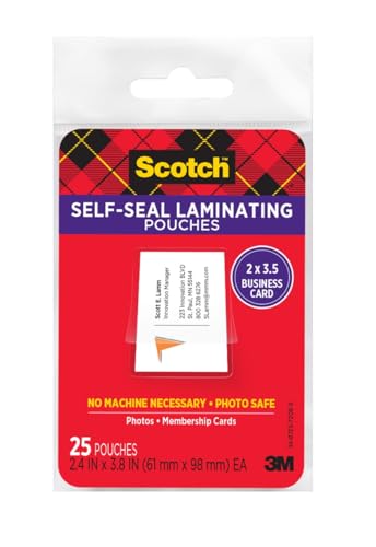 3M LS851 Pochette plastique pour éviter les feuilles déchirées et les taches de café au bureau