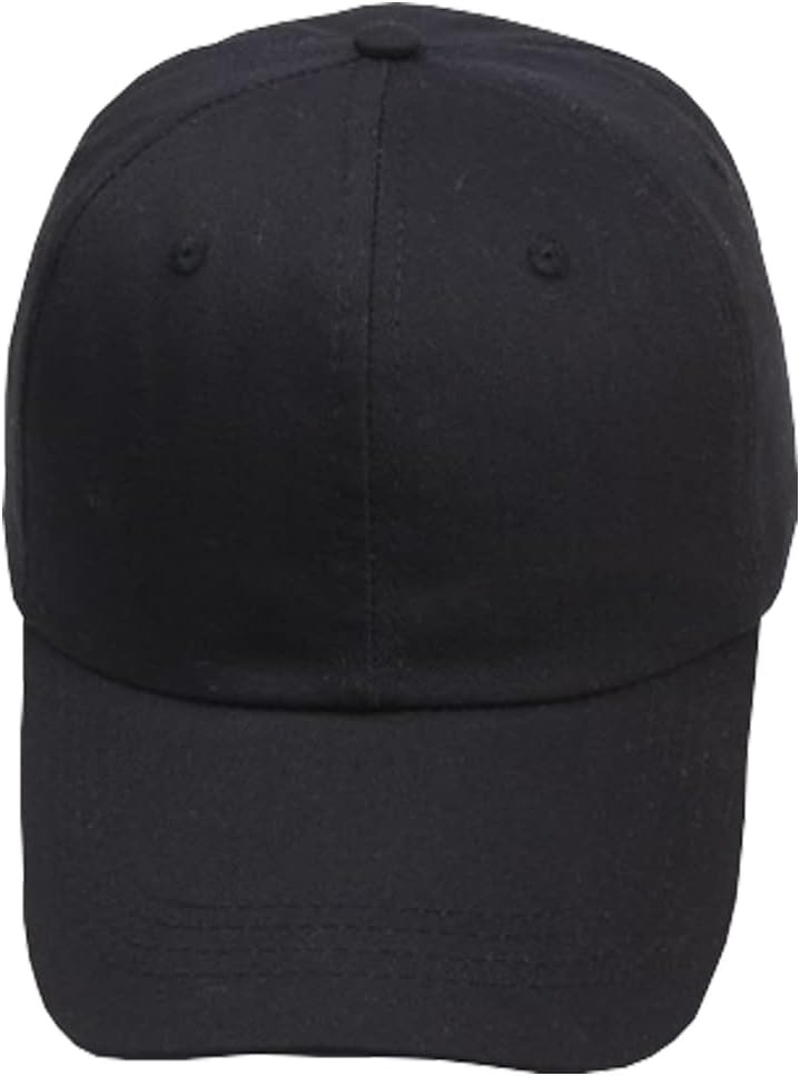 Foetest Adjustable Hat Baseball Cap Casual Headwear Sports Cap Cotton Hat Solid Color - Image 3