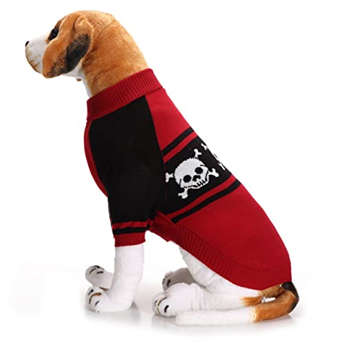 Disfraz para perro Skull talla XL rojo miniatura 7