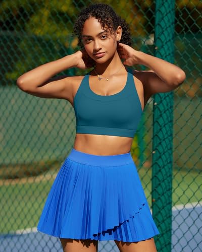 Image of RUNNING GIRL Sports Bras for Women High Support,Racerback Supportive Molded Cup Sports Bra with Sewn in Pads