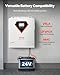 VEVOR Hybrid Solar Inverter, 3500W, All in One Pure Sine Wave Power Inverter Charger, 24V DC to 220/230V AC, with Built-in 100A MPPT Solar Controller, for Off-Grid System Lead Acid Lithium Battery