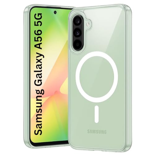 Image of ShieldTech Crystal Clear Back Case Cover Compatible with Samsung Galaxy A56 5G | Hard PC & TPU | Wireless Charging Compatible Case Cover for Samsung Galaxy A56 5G / Galaxy A56 5G | Transparent