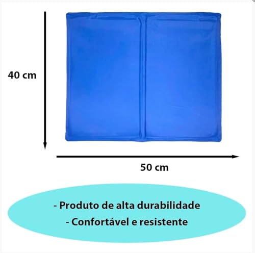Tapete Refrescante para Pets - Tamanho Pequeno 40x50cm - Gelado e Confortável!
