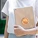 OCYCLONE iPad 9.7 5th / 6th Generation Case, Lightweight Clear Soft iPad Case with Ring Stand, Cute Glitter Bling Diamond Bumper Protective Cover Girls Women Case for iPad 9.7 inch (2018/2017) - Clear