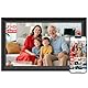 FRAMEO 15,6-Zoll WiFi Digitaler Bilderrahmen 1920x1080 FHD Groß 32GB Smart Digitaler Fotorahmen IPS Touchscreen Auto-Rotation Wandmontage Fotos/Videos sofort über FRAMEO APP teilen