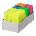 Dataglo Highlighter Bulk Pack | 48 Fluorescent Marking Pens | Assorted Colors – Yellow, Green, Blue, Pink & Orange | Chisel Tip for Precision & Bold Highlighting | Office, School & Home Use