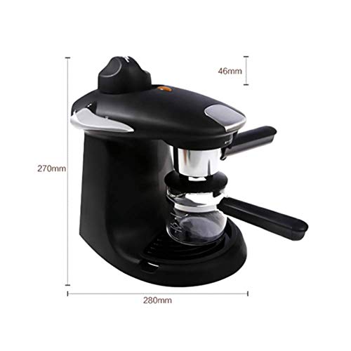 KJFSTJHMM Voller halbautomatische frisch gemahlene Kaffeemaschine, 5 bar Dampfabzugs-Kaffeemaschine, abnehmbares… – Bild 4