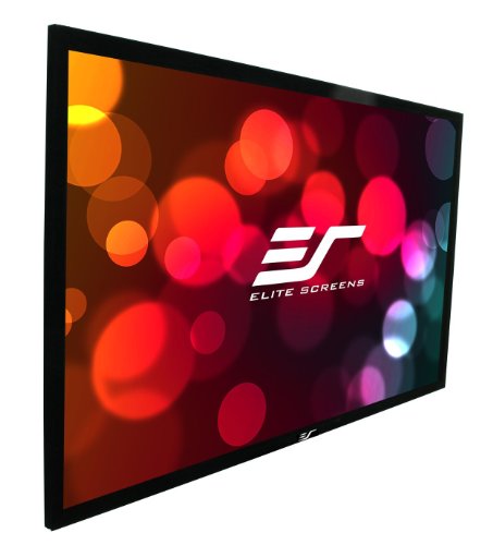 Image of Elite Screens Sable Frame, 180-inch 16:9, High Gain Fixed Frame Home Theater Projection Projector Screen, ER180GH1