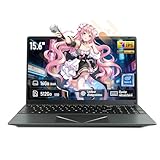 unbholkk Ordinateur Portable 15,6', Processeur Core i3-6100, 16Go RAM 512Go SSD, PC Portable Étudiant FHD IPS avec Clavier rétroéclairé, Empreinte Digitale, USB 3.0, Wi-FI 5, HDMI, BT5.0, Win11, Gris