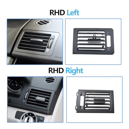 Rejilla de ventilación para Benz W204 Clase C 2007-2011 de consola auto AC RHD izquierdo 3