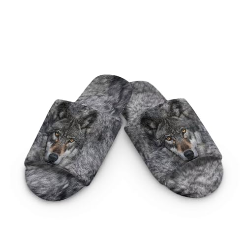 Open Toe Wam Slippers for Women Men Bedroom Slippers Warm House Shoes Indoor for Unisex2