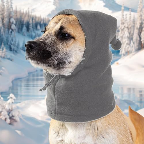 Leise Ohren für Hunde, Wintermütze mit Ohrenschutz für Hunde | Weiche und Bequeme Hundemützen mit Lärmschutz - Dicker und Warmer Wintermützen-Hundeohrschutz zum Wandern und Camping